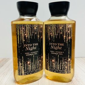 BATH & BODYWORKS-BRAND NEW 2 Pack: Into The Night Shower Gel